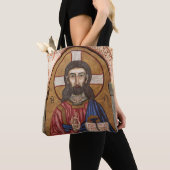 Alte Jesus-Mosaik Tasche (Von Nahem)