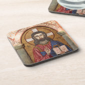 Alte Jesus-Mosaik Untersetzer (Linke Seite)