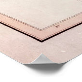 Alte Jungfrau Islands Map (1821) Poster (Ecke)