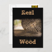 Alte Kabine Holz Texturen Postkarte (Vorne/Hinten)