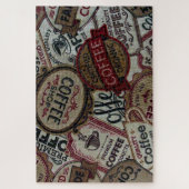 Alte Kaffeetiketts Puzzle (Vertikal)