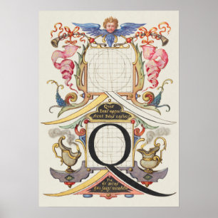 Alte Kalligrafie Poster