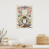 Alte Kalligrafie Poster (Küche)