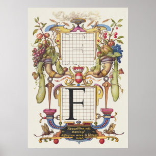 Alte Kalligrafie Poster