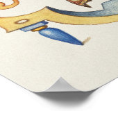 Alte Kalligrafie Poster (Ecke)
