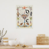 Alte Kalligrafie Poster (Küche)