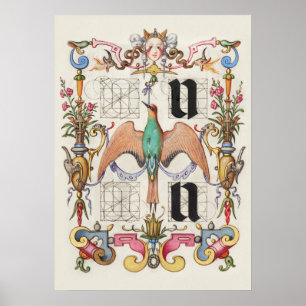 Alte Kalligrafie Poster