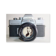 Alte Kamera mit Ihrem Foto für Fotografen