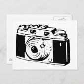 Alte Kamera Postkarte (Vorne/Hinten)