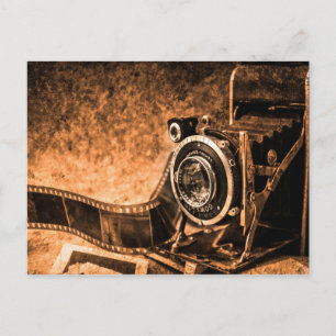 Alte Kamera Vintage Postkarte