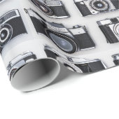 Alte Kamerakollektorfotografen verschenken Wrap Geschenkpapier (Rolleneckpunkt)