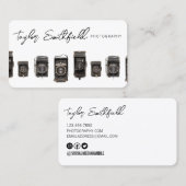 Alte Kameras Fotografie-Visitenkarte Visitenkarte (Vorne/Hinten)