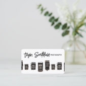 Alte Kameras Fotografie-Visitenkarte Visitenkarte (Stehend Vorderseite)