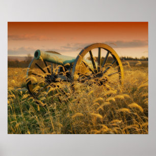 Alte Kanone in Antietam Poster
