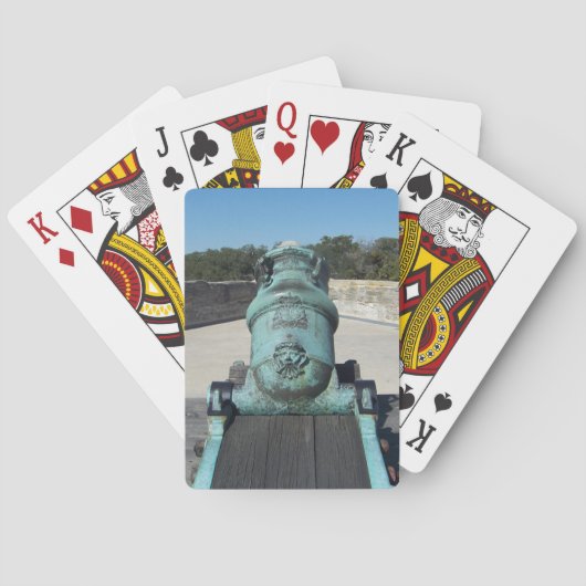 Alte Kanone Spielkarten (Rückseite)