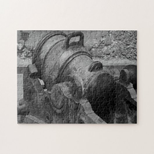 Alte Kanone St.Augustine Fort Florida. Puzzle (Horizontal)