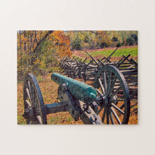 Alte Kanonen aus dem Bürgerkrieg. Puzzle