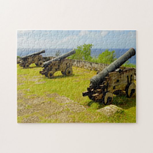 Alte Kanonen Guam. Puzzle (Horizontal)