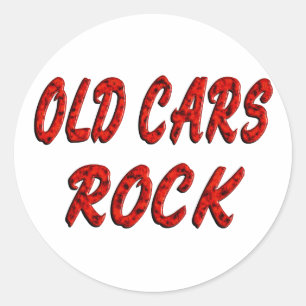 ALTE KARS ROCK RUNDER AUFKLEBER