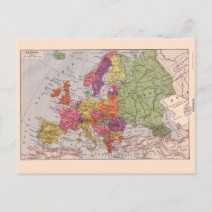 Alte Karte, 1920, Europa Postkarte