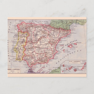 Alte Karte, 1920, Spanien Postkarte
