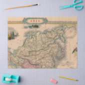 Alte Karte 1 Design 1 Seidenpapier (Basteln)