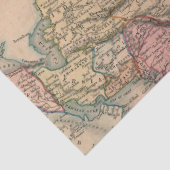 Alte Karte 1 Design 1 Seidenpapier (Detail)