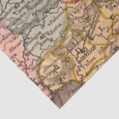 Alte Karte 1 Design 4 Seidenpapier (Detail)