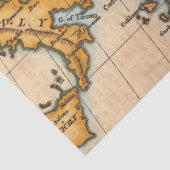 Alte Karte 1 Design 6 Seidenpapier (Detail)