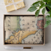 Alte Karte 1 Design 6 Seidenpapier (Geschenk)