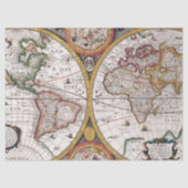 Alte Karte 1 Design 9 Seidenpapier (Vorderseite)