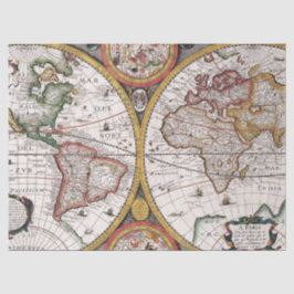 Alte Karte 1 Design 9 Seidenpapier