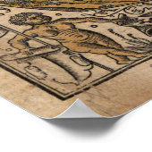 Alte Karte der Welt (1531) Poster (Ecke)