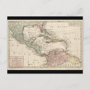 Alte Karte der Westindischen Karibik (1765)