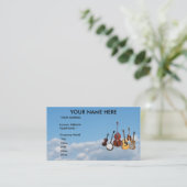 ALTE KARTE DER ZEIT-BAND-BUSINESS (Stehend Vorderseite)