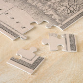 Alte Karte des Bundesstaates Washington (1883) Puzzle (Seite)