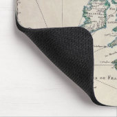 Alte Karte des Westerns Europa Mousepad (Ecke)