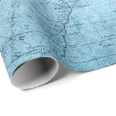 Alte Karte. Geschenkpapier (Rolleneckpunkt)