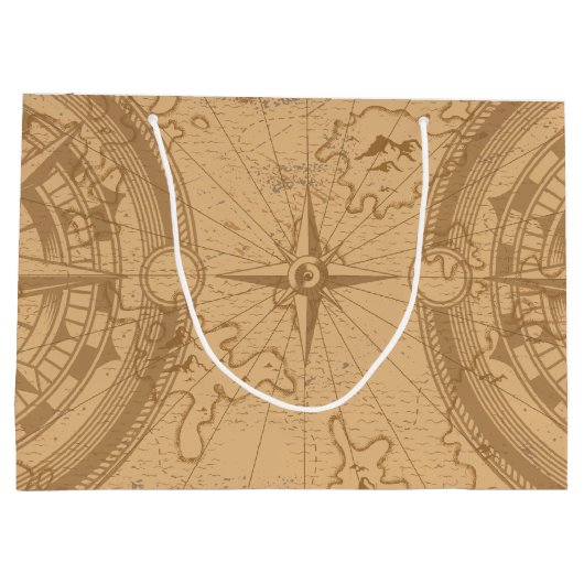 Alte Karte Große Geschenktüte (Rückseite)