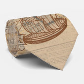 alte Karte Krawatte (Gerollt)