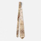 alte Karte Krawatte (Rückseite)