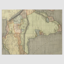 Alte Karte Serie 1 Design 13 Seidenpapier