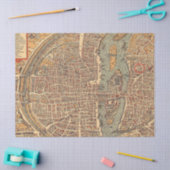 Alte Karte Serie 1 Design 15 Seidenpapier (Basteln)