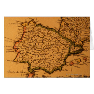 Alte Karte Spaniens
