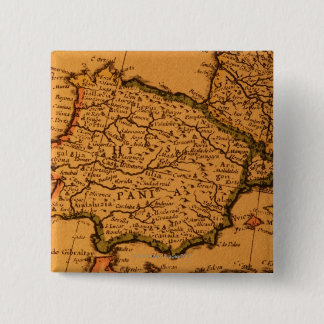 Alte Karte Spaniens Button