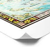 Alte Karte von Fairyland von Bernard Sleigh Poster (Ecke)