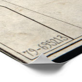 Alte Karte von Hartford, Connecticut (1859) Poster (Ecke)