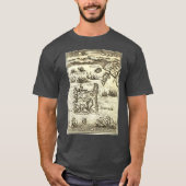 Alte Karte von Lemnos (Isle De Stalimene) T-Shirt (Vorderseite)