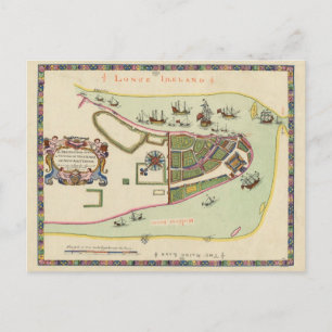 Alte Karte von Long Island New York