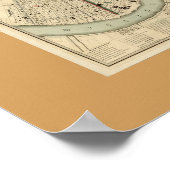 Alte Karte von New Orleans, LA Poster (Ecke)